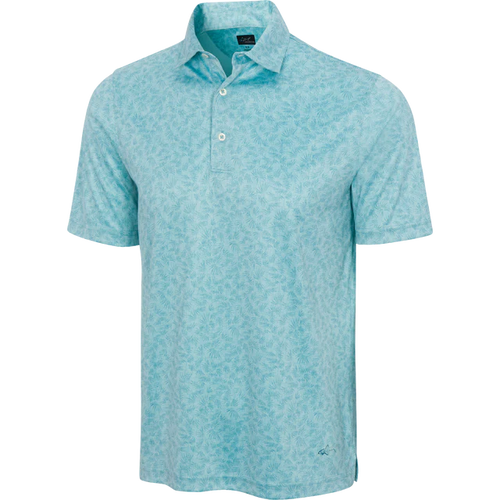 Men's425 Classic Golf Mesh Polo - Aqua Wave