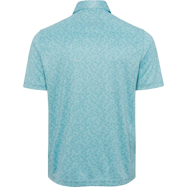 Men's425 Classic Golf Mesh Polo - Aqua Wave
