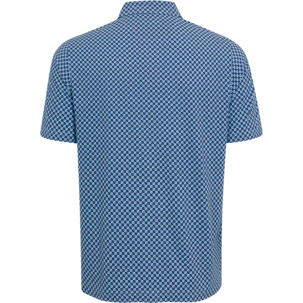 X-lite Checkered Golf Polo - Playa-Blue