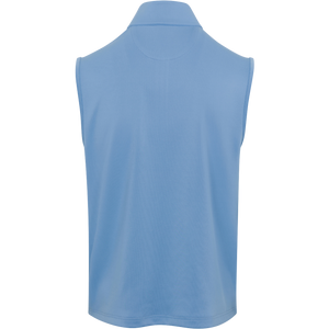 Coastal Tech Vest – Stretch, Midweight Layer (Blue Cloud)