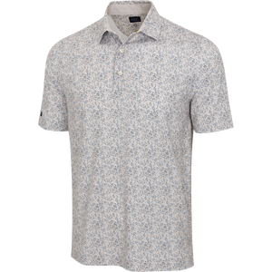 Men's ML75 Biscotti Printed Stretch Golf Polo