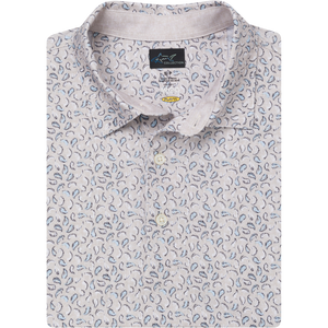 Men's ML75 Biscotti Printed Stretch Golf Polo
