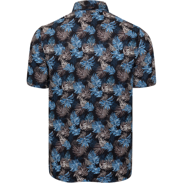 ML75 Leaf Printed Golf Polo for Men – Lightweight & Stylish Fit