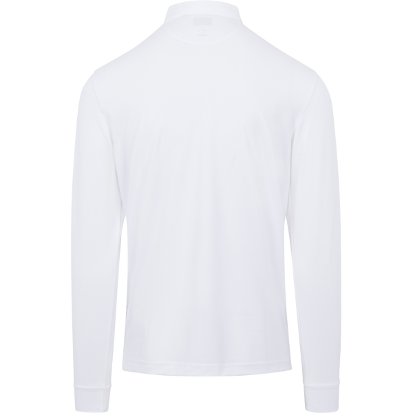 Button-Down Collar Long Sleeve Freedom Pique Polo