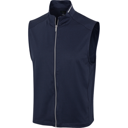 Leaderboard Ultra Stretch Full Zip Golf Vest - Navy