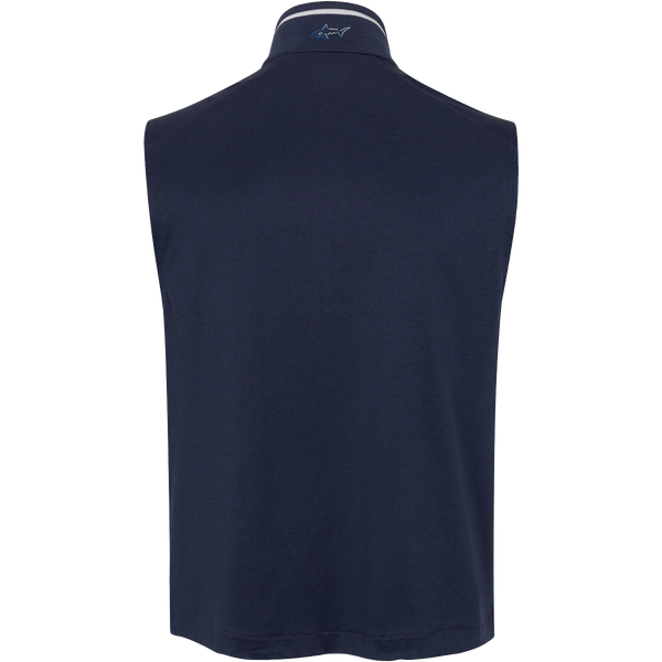 Leaderboard Ultra Stretch Full Zip Golf Vest - Navy