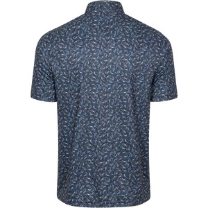 Men's ML75 Shark Frenzy Golf Polo - Black