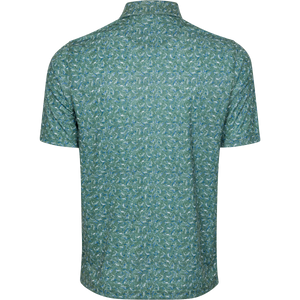 Men's ML75 Shark Frenzy Golf Polo - Ranger Green
