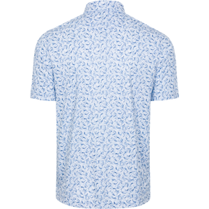 Men's ML75 Shark Frenzy Golf Polo - White