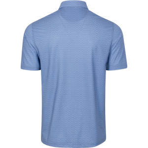 Men's ML75 Hexagonal Ray Golf Polo - Colony Blue