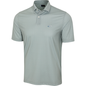 Men's ML75 Hexagonal Ray Golf Polo - Gravel