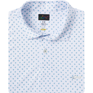 Men's ML75 Boxed Printed Golf Polo - White