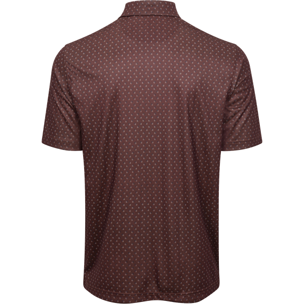 Men's ML75 Boxed Printed Golf Polo - Walnut