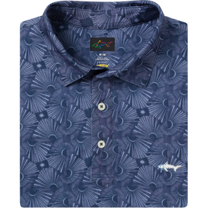 ML75 Tropic Stretch Golf Polo - Navy