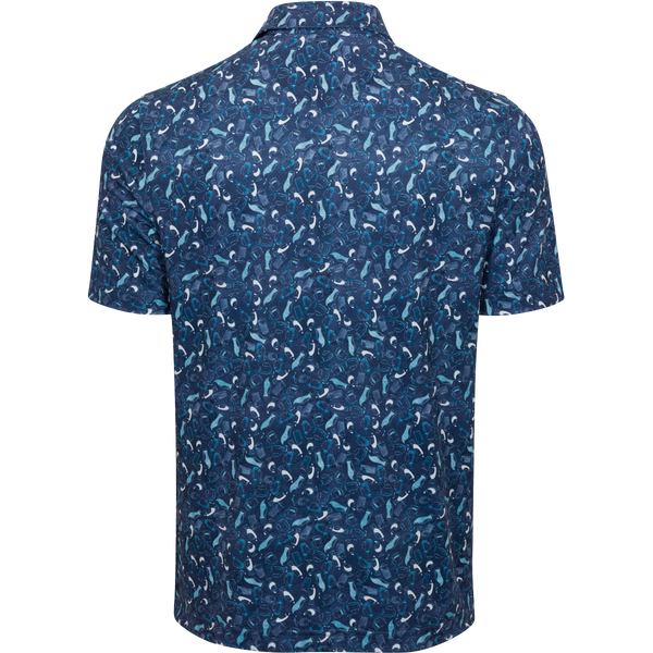 ML75 K317 Splash Golf Polo - Navy