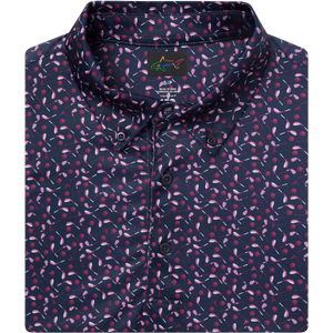 ML75 Clubs Button-Down Collar Polo - Navy