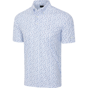 ML75 Clubs Button-Down Collar Polo - White