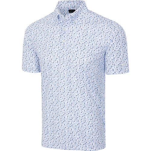 ML75 Clubs Button-Down Collar Polo - White