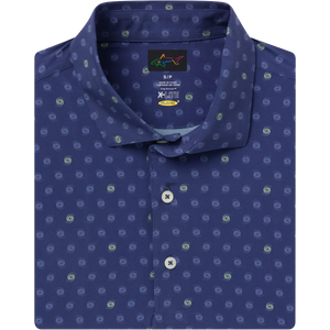 Men's Tempest Golf Polo - Medallion Blue