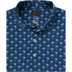 Men's Breezy Palm Golf Polo - Navy