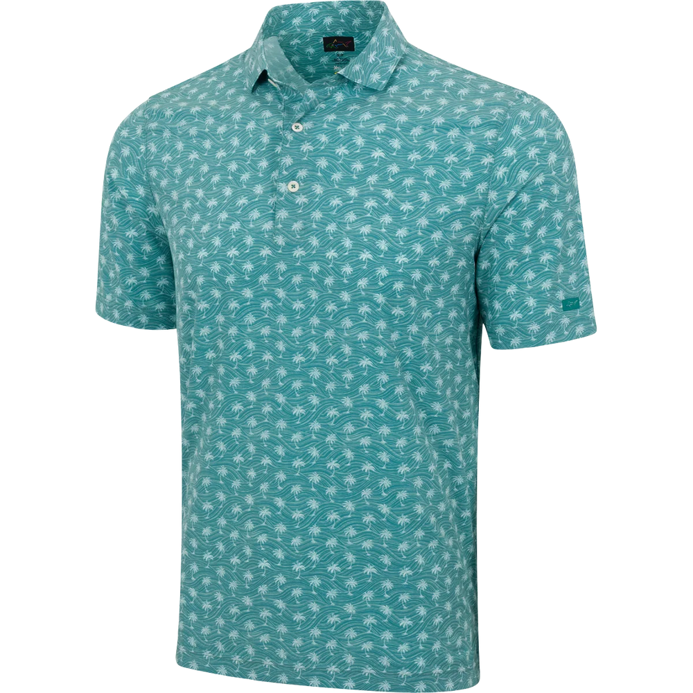 Men's Breezy Palm Golf Polo - Sagebrush Green
