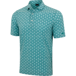 Men's Breezy Palm Golf Polo - Sagebrush Green