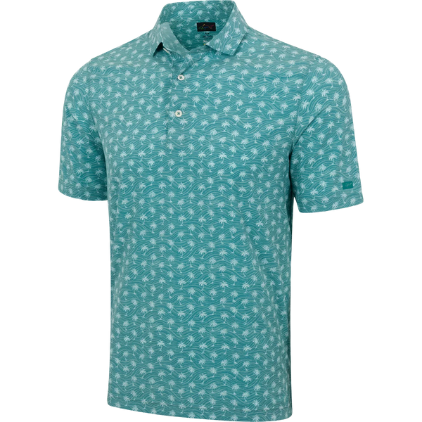 Men's Breezy Palm Golf Polo - Sagebrush Green
