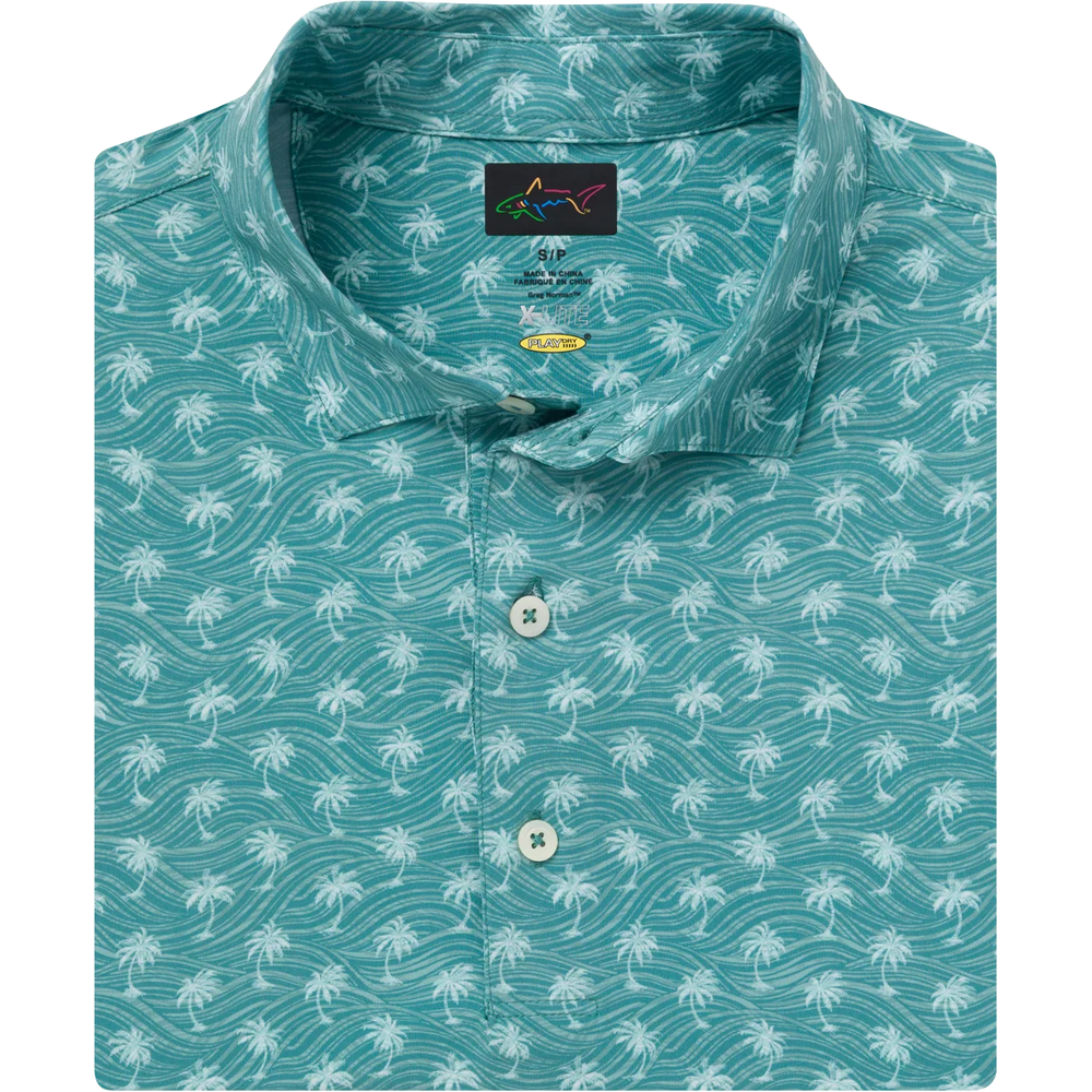Men's Breezy Palm Golf Polo - Sagebrush Green