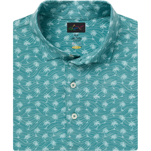 Men's Breezy Palm Golf Polo - Sagebrush Green