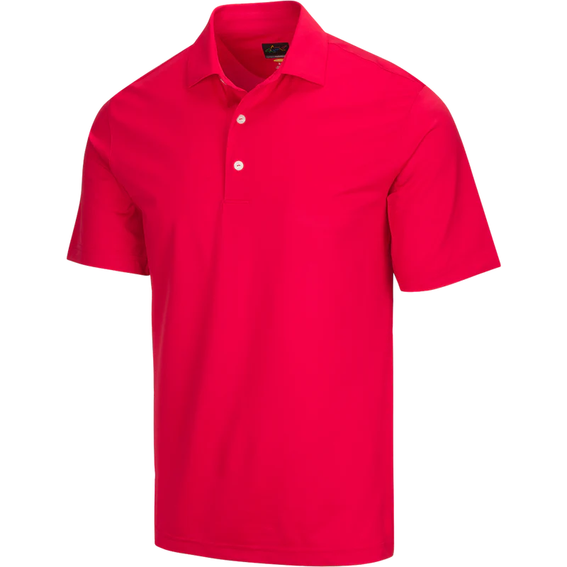 Men' "K480" Freedom Micro Pique Stretch Polo - British Red