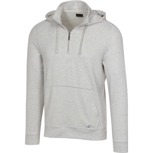Lab Quarter Zip Golf Hoodie - Shark Grey Htr
