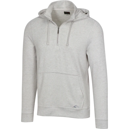 Lab Quarter Zip Golf Hoodie - Shark Grey Htr