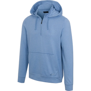 Lab Quarter Zip Golf Hoodie - Blue Stone