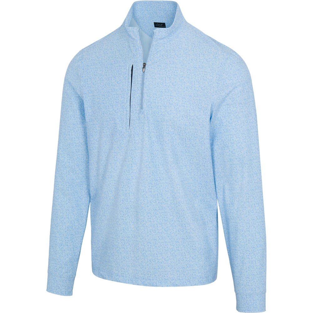 Boomerang Blue Haze Golf Quarter Zip – Stretch, Rain Protection