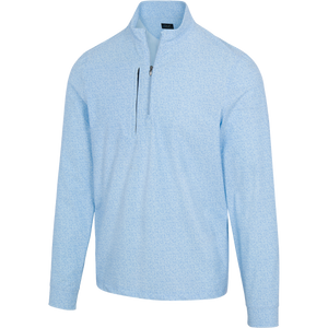 Boomerang Blue Haze Golf Quarter Zip – Stretch, Rain Protection