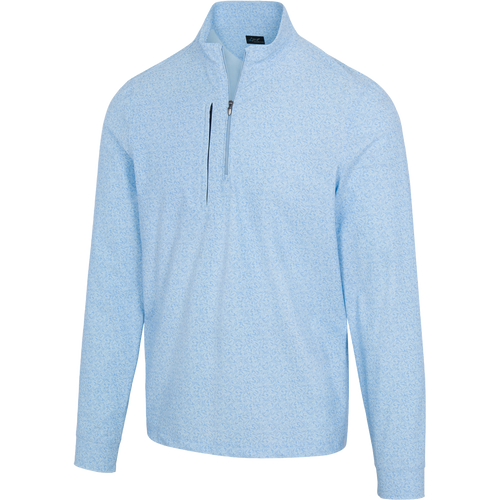 Boomerang Blue Haze Golf Quarter Zip – Stretch, Rain Protection