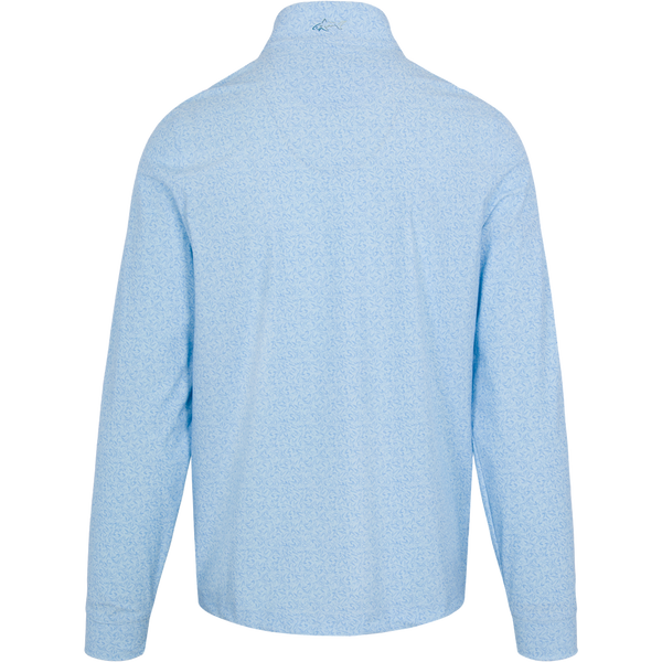 Boomerang Blue Haze Golf Quarter Zip – Stretch, Rain Protection