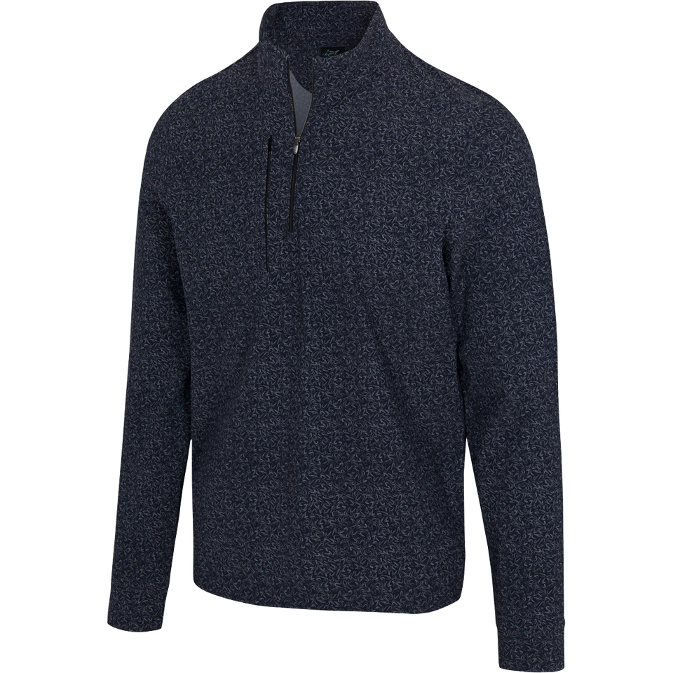 Boomerang Black Golf Quarter Zip – Stretch, Rain Protection