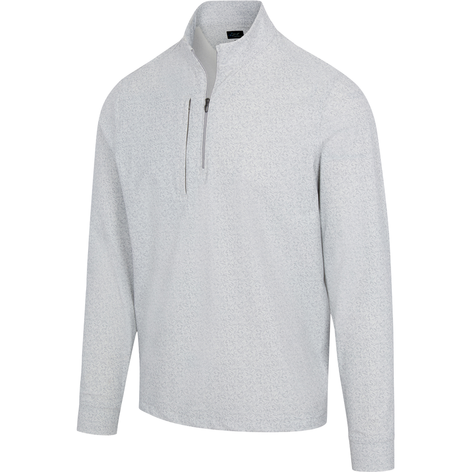 Boomerang Shark Grey Golf Quarter Zip – Stretch, Rain Protection