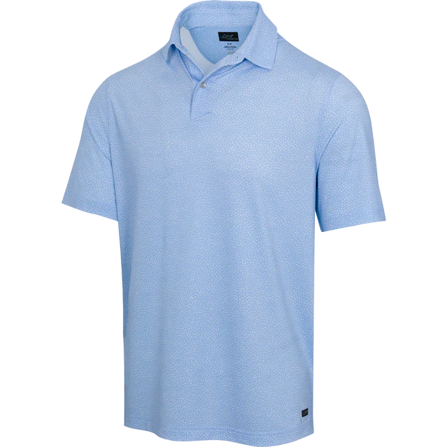 ML75 Fossil Shark Stretch Polo - Blue Haze