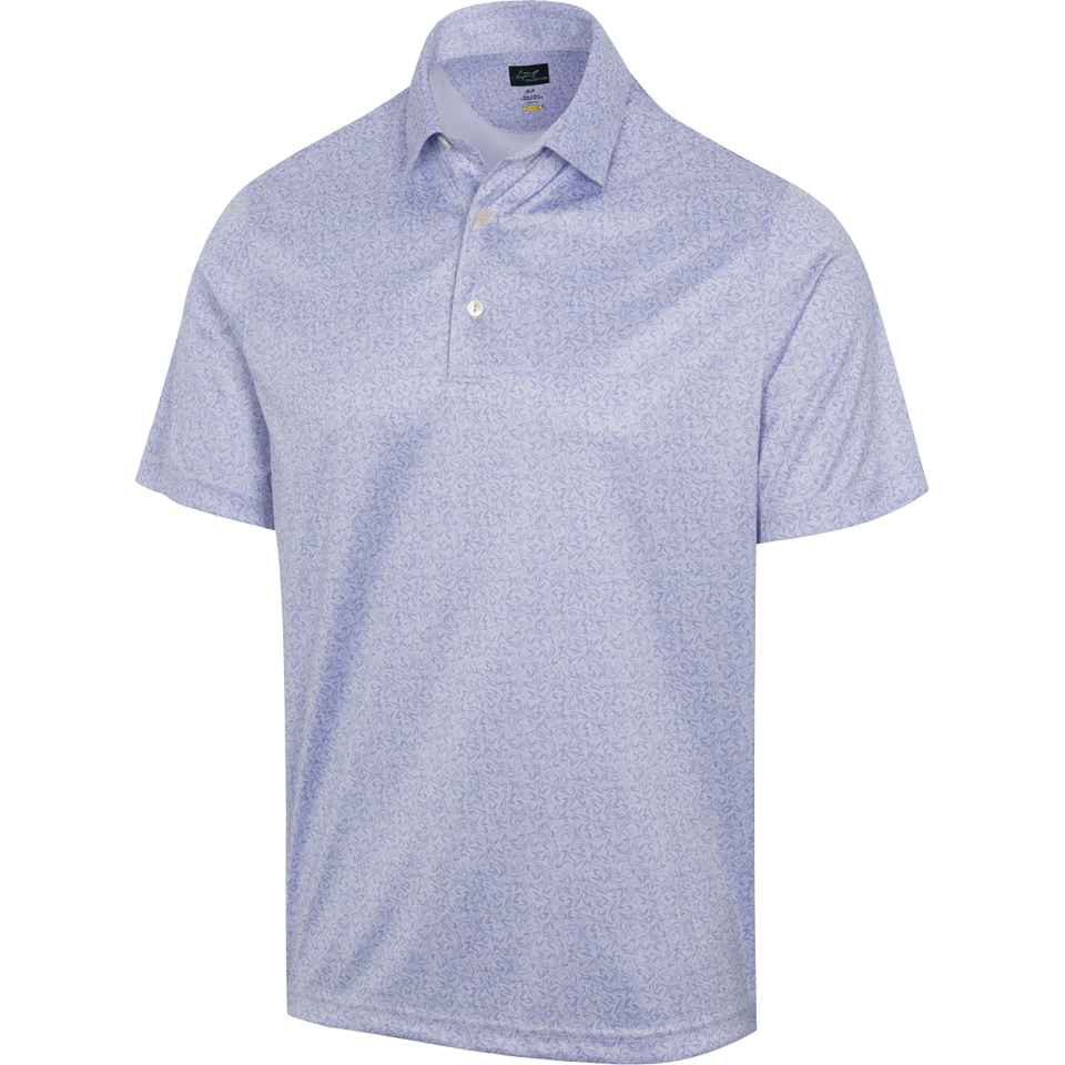 Men's 421 Black Heather Golf Polo T shirt - Ocean Breeze
