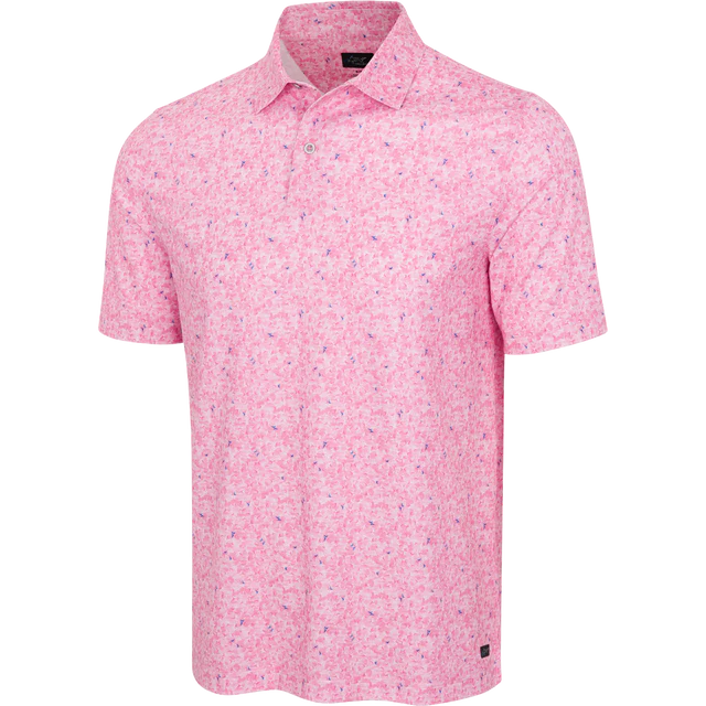 Shark Tail Ultra-Stretch Polo - Pink