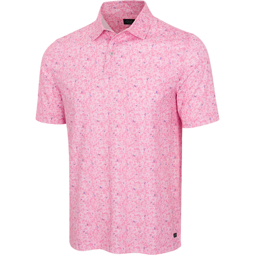 Shark Tail Ultra-Stretch Polo - Pink