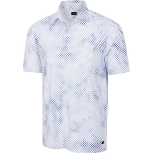 Digital Fin Ultra-Stretch Polo - White/Trpc Navy