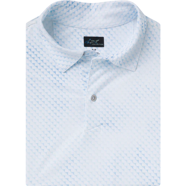 Digital Fin Ultra-Stretch Polo - Cloud