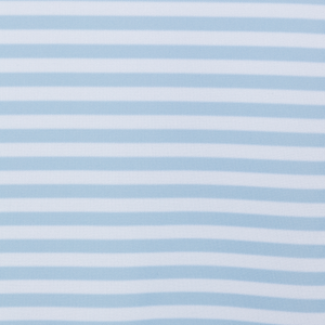 ML75 Recycled Microlux Yarn-Dye Stripe Golf Polo - Blue Heather