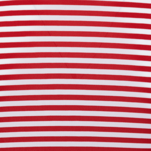 ML75 Recycled Microlux Yarn-Dye Stripe Golf Polo - Red Heather