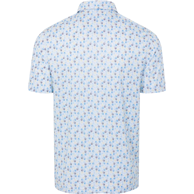 ML75 White Tee-Time Stretch Polo