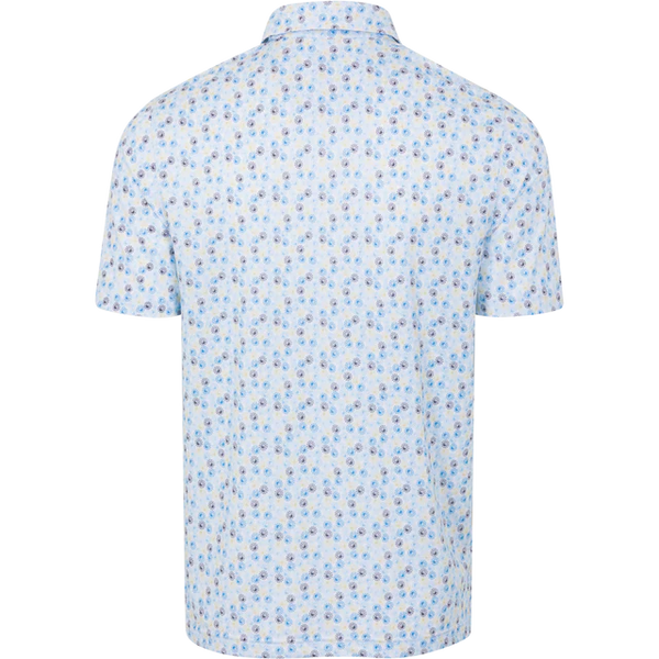 ML75 White Tee-Time Stretch Polo