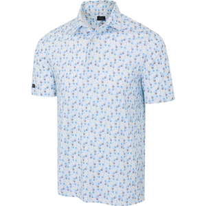 ML75 White Tee-Time Stretch Polo
